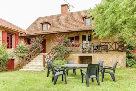 Maison de vacances Le Moulinal Haut, Maison de vacances confortable avec piscine privée - Photo 4