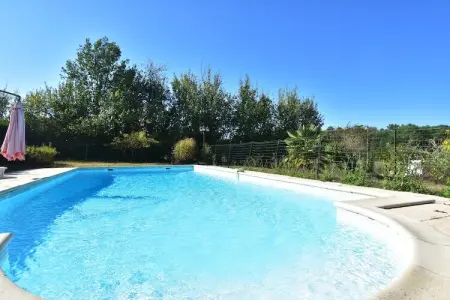Maison de vacances Le Moulinal Haut, Maison de vacances confortable avec piscine privée - Photo 12
