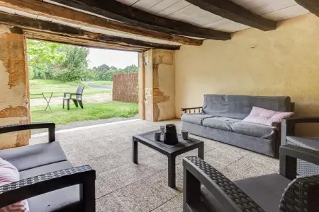 Maison de vacances Le Moulinal Haut, Maison de vacances confortable avec piscine privée - Photo 14