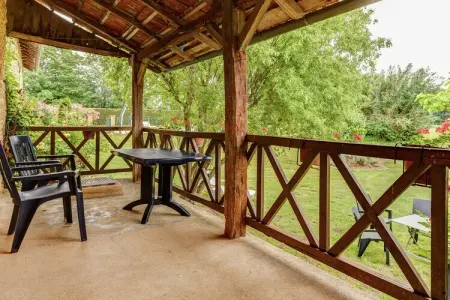Maison de vacances Le Moulinal Haut, Maison de vacances confortable avec piscine privée - Photo 29