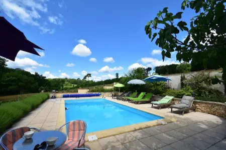 Maison de vacances Besse Micouleaud 10p, Superbe maison de vacances à Besse avec piscine - Photo 7