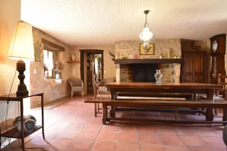 Maison de vacances Besse Micouleaud 10p, Superbe maison de vacances à Besse avec piscine - Photo 11