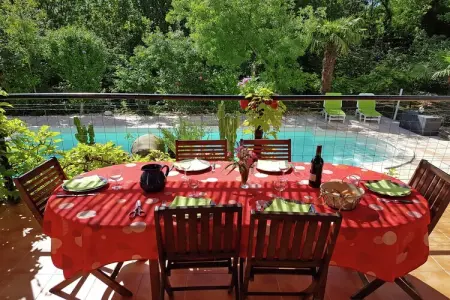Les Chênes- SAINT-BRÈS, Saint-Brès : Piscine & Nature - Photo 14
