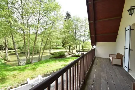 La Riviere, Charmante maison de vacances avec piscine et étang - Photo 14