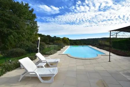 Maison de vacances Montcléra, Maison de vacances avec piscine privée à Montcléra - Photo 6
