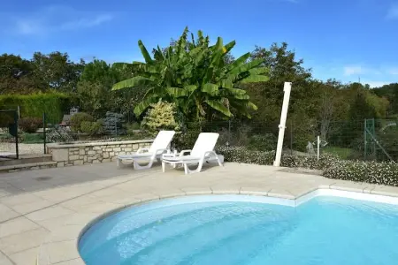 Maison de vacances Montcléra, Maison de vacances avec piscine privée à Montcléra - Photo 10