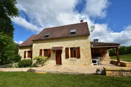 Maison de vacances Uzech, Maison de vacances spacieuse avec piscine privée - Photo 6
