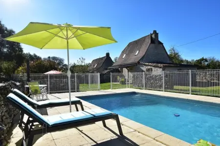 Maison de vacances Gramat, Maison à Gramat avec Piscine Privée - Photo 1
