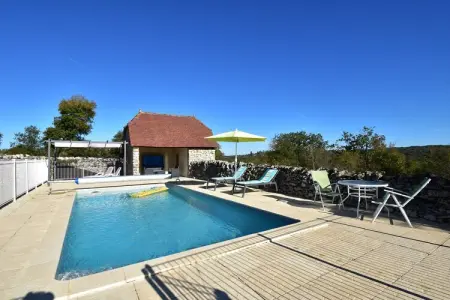 Maison de vacances Gramat, Maison à Gramat avec Piscine Privée - Photo 13