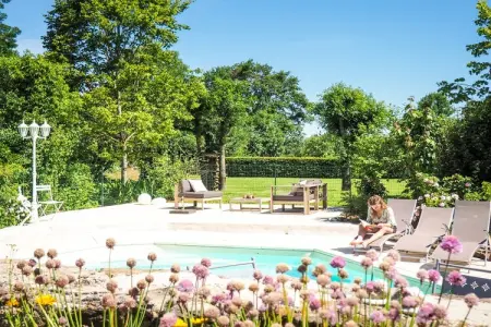 L'Orangerie, Maison Saint-Laurent Piscine Jardin - Photo 7