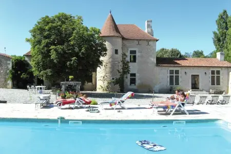 Manoir avec piscine privée, Maison à Thurageau avec Piscine Privée - Photo 5