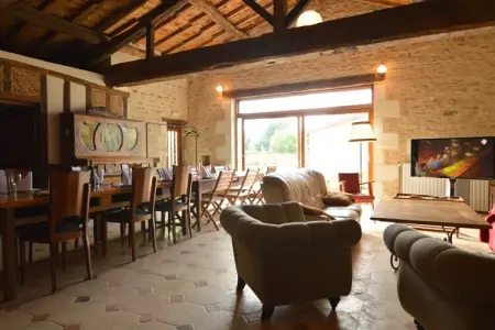 Manoir avec piscine privée, Maison à Thurageau avec Piscine Privée - Photo 13