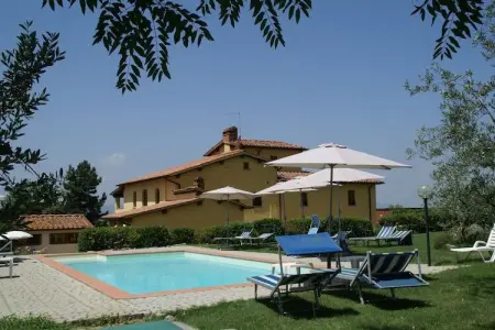 Podere Pulicciano Scaletta, Maison à Chianti avec Piscine et Terrasse - Photo 9
