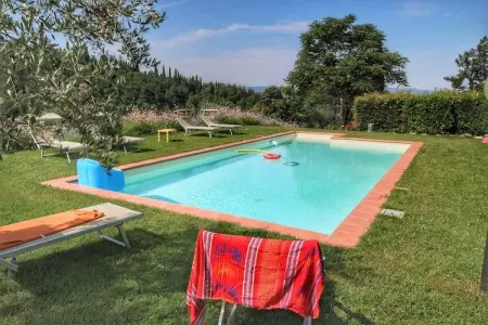 Podere Pulicciano Scaletta, Maison à Chianti avec Piscine et Terrasse - Photo 13