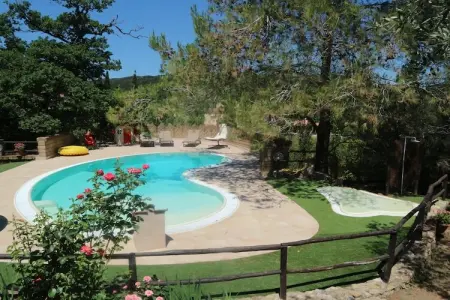 Villa Max, Villa à Suvereto avec piscine et vue - Photo 6