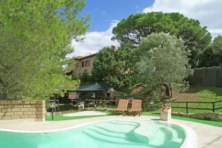 Villa Max, Villa à Suvereto avec piscine et vue - Photo 13