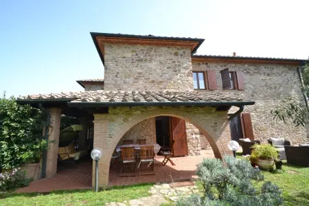 Villa Max, Villa à Suvereto avec piscine et vue - Photo 15
