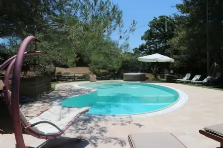 Villa Max, Villa à Suvereto avec piscine et vue - Photo 29