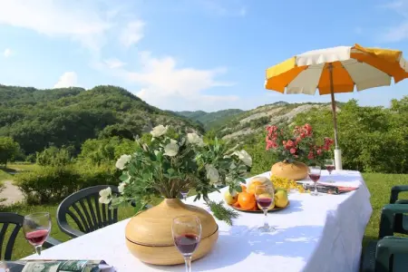 Casa Ginepro, Manoir avec piscine à Apecchio - Photo 29