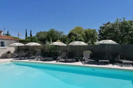 Maison de vacances Lusignac gastverblijf, Maison à Lusignac avec piscine privée - Photo 1