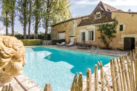 Manoir de la Baronie 21P, Manoir à Sourzac avec piscine privée - Photo 13