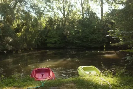 Maison de vacances - LE PONCHEL, Chalet chaleureux avec jardin et vue sur l’étang - Photo 4