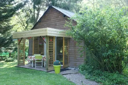 Maison de vacances - LE PONCHEL, Chalet chaleureux avec jardin et vue sur l’étang - Photo 6