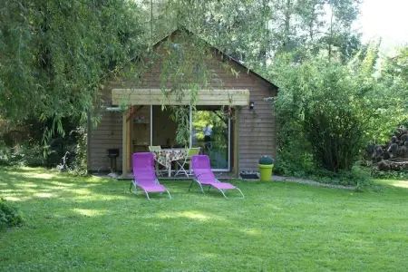 Maison de vacances - LE PONCHEL, Chalet chaleureux avec jardin et vue sur l’étang - Photo 8