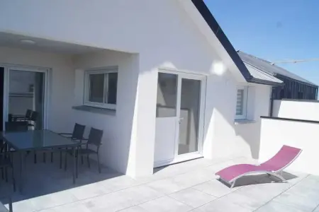 Maison à Plouescat, Maison spacieuse avec vue sur la mer à Plouescat - L1072941