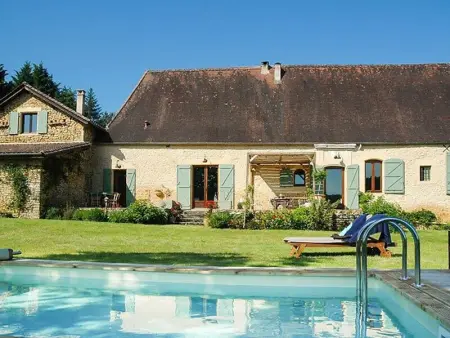 Maison à Paunat, Maison en pierre avec piscine chauffée à Paunat - L1073218