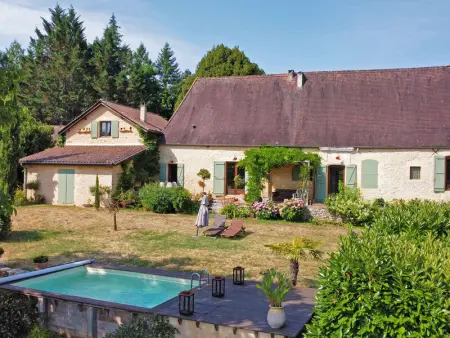 Maison en pierre avec piscine chauffée à Paunat - Photo 19