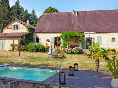 Maison en pierre avec piscine chauffée à Paunat - Photo 22