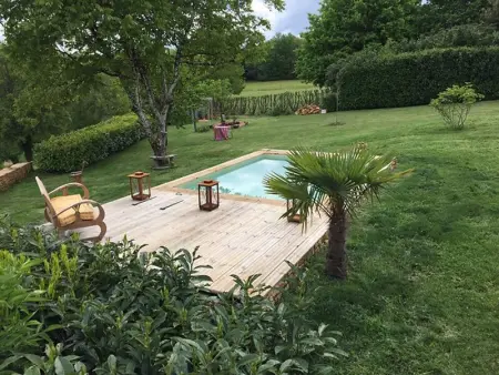 Maison en pierre avec piscine chauffée à Paunat - Photo 24