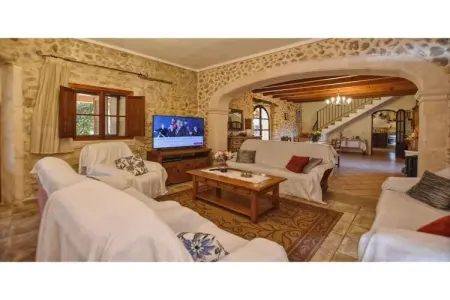 Nyany, Maison Majorquine avec Piscine et Vue - Photo 16