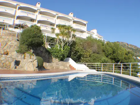 Appartement à Roses, Appartement   à Rosas pour 4 personnes avec piscine commune et belle vue mer - L1073692