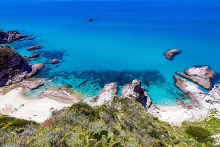 Nicolina, villa à Ricadi avec plage mer - Photo 25