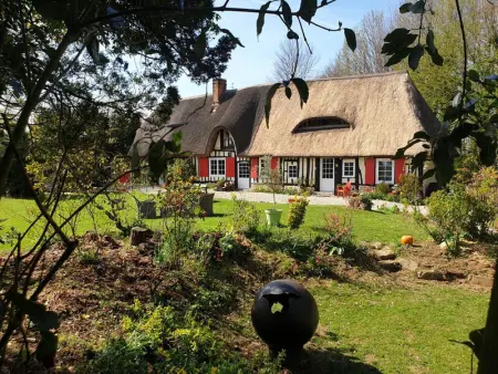 Gite à LIMPIVILLE, Belle chaumière avec jardin clos et animaux admis proche d'Étretat - L1074099