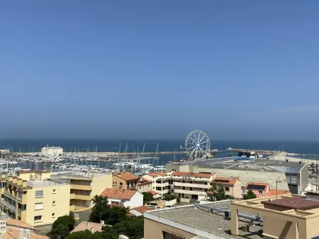 Appartement à Canet Plage, Studio 3 pers. vue panoramique mer - L1074134