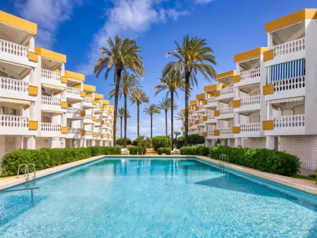 Appartement à Denia, Appartement familial à Denia avec piscine, climatisation et accès direct à la plage - L1074146