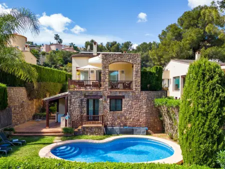 Villa à Denia, Villa moderne avec piscine privée, jardin et climatisation à Denia - L1074174