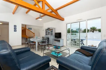 Le Domaine de Vertmarines 3, Villa à St. Jean-de-Monts avec Piscine Privée - Photo 15