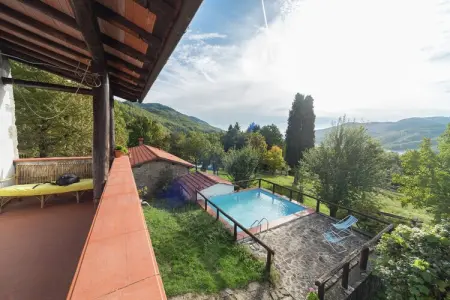 Partitoio Panorama, Chalet rustique avec piscine - Photo 13