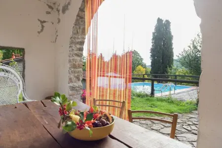 Partitoio Panorama, Chalet rustique avec piscine - Photo 24