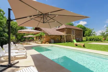 Les Raneaux 12P, Spacieuse ferme avec piscine - Photo 1