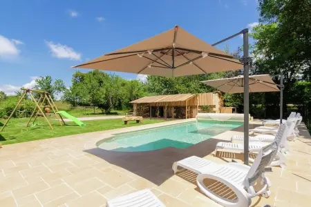 Les Raneaux 12P, Spacieuse ferme avec piscine - Photo 10