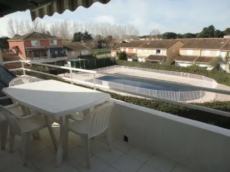 Appartement à Le Grau du Roi, Appartement climatisé avec piscine et parking, Le Grau-du-Roi, 4 couchages - L1075517