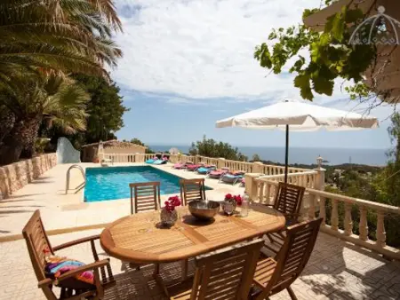 Villa à Altea, Grande villa 4 chambres avec piscine privée, climatisation et parking à Altea - L1075704