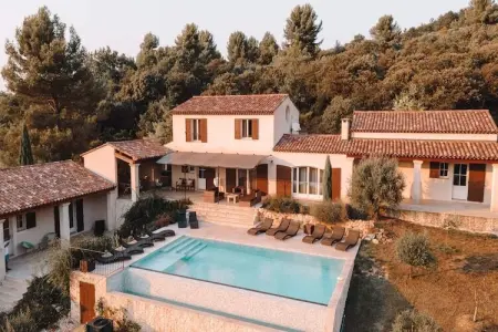 La Colline de Rêve plus 4 gîtes, Villa en Provence avec Piscine Infinie - Photo 38