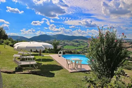 Tramonto, Appartement à Piticchio avec Piscine et BBQ - Photo 1