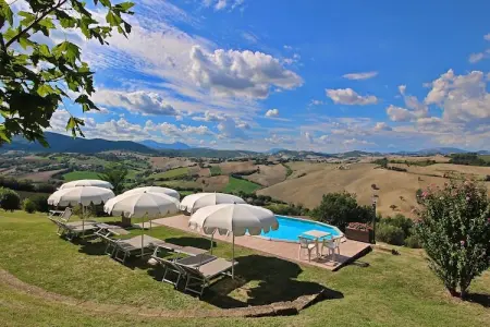 Tramonto, Appartement à Piticchio avec Piscine et BBQ - Photo 9